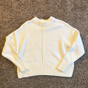 a new day Cream Crew Neck Sweater